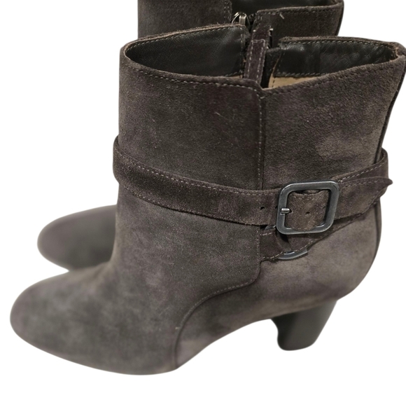 Johnston & Murphy Shoes - Johnston & Murphy Dark Gray Heeled Boots